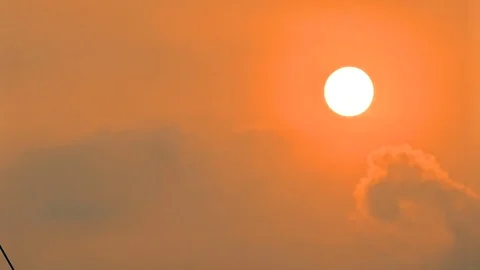 Atardecer Sol Primer Plano Stock Footage 94501045
