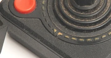 Atari 2600 - Joystick - Zoom Out Stock Footage 85712013
