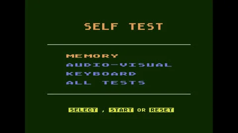 Atari 800Xl Test Stock Footage 26707788