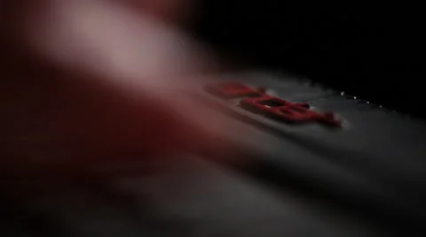 Atari Sinclair keyboard type Stock Footage 47462995