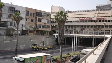 Atarim square in Tel Aviv Stock Footage 221251753