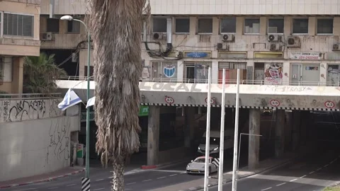 Atarim square in Tel Aviv Stock Footage 221251790