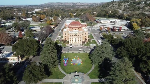 Atascadero Administration Building Stock Footage 167532640