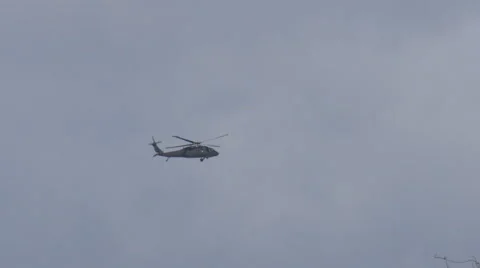 ATF Black Hawk helicopter 4 Stock Footage 40393599