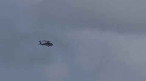 ATF Black Hawk helicopter 8 Stock Footage 40391171