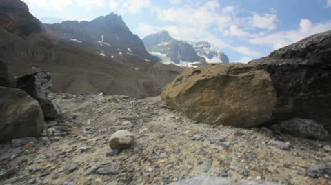 Athabasca Glacier 스톡 동영상 1071462