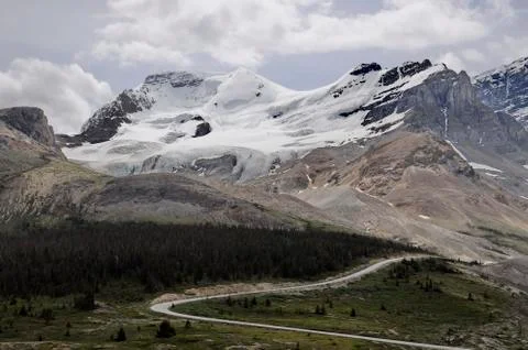 Athabasca Glacier  Stock Photos