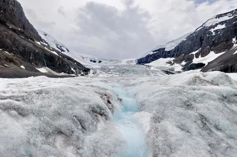 Athabasca Glacier  Stock Photos