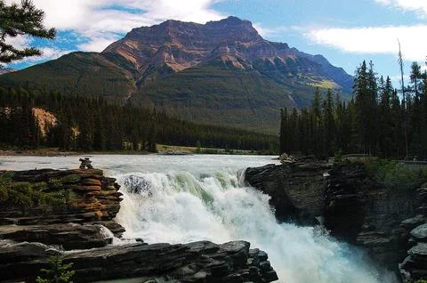 AthabascaFalls Stock Photos