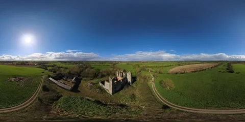 Athcarne Castle in 360 動画素材 333523863
