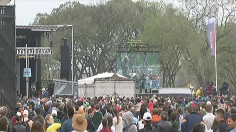Atheists attend the Reason Rally in Washington, D.C. Video stock 10849334