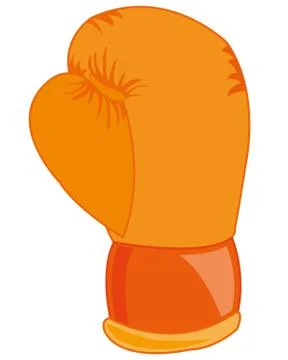 Atheletic glove of the boxer Stock Illustration
