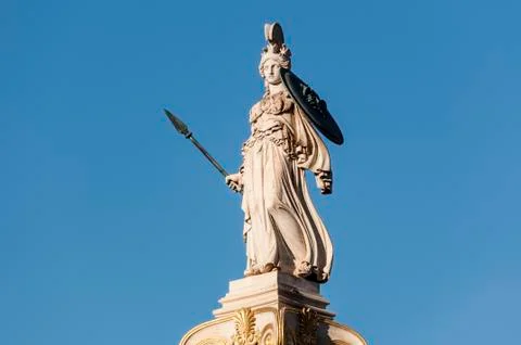 Athena statue Stock Photos