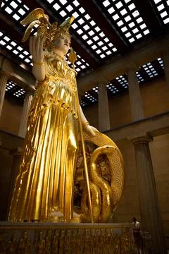 Athena statue Stock Photos