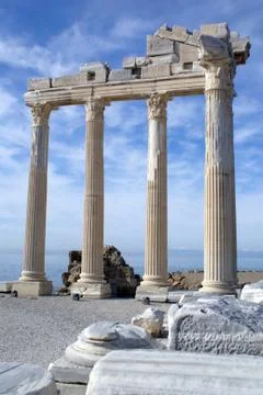 Athena temple Stock Photos