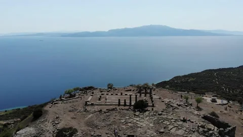 Athena Temple view Stock Footage 196895040