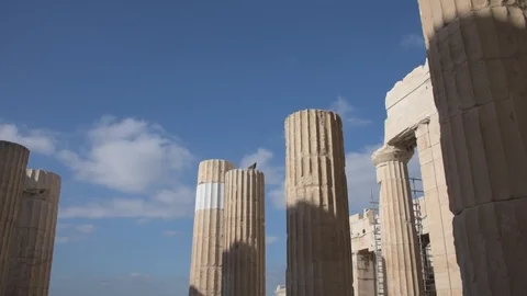 Athens Acropolis Parthenon Stock Footage 101373008
