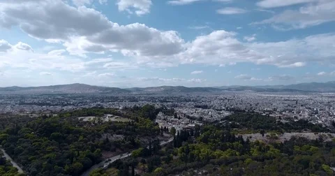 Athens Aerial View 4K Stock Footage 80919939