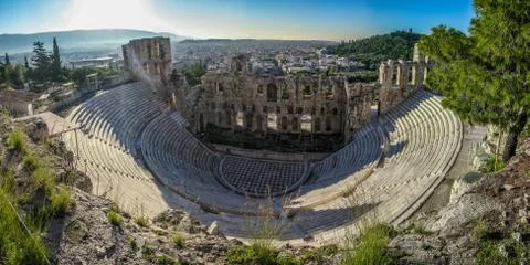 Athens and Acropolis Stock Photos