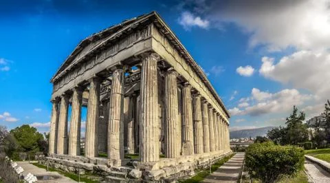Athens and Acropolis Stock Photos