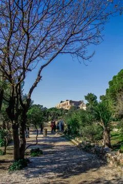 Athens and Acropolis Stock Photos