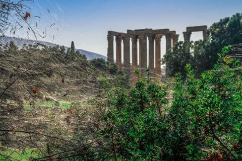 Athens and Acropolis Stock Photos