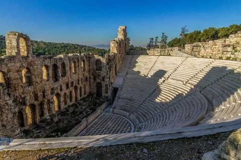 Athens and Acropolis Stock Photos