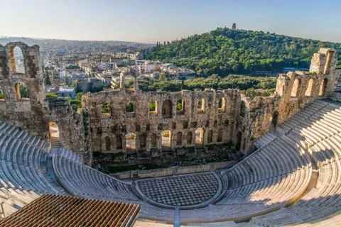 Athens and Acropolis Stock Photos