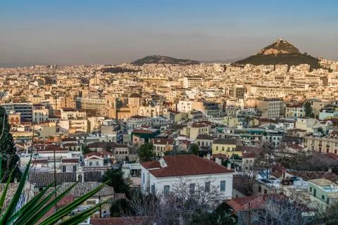 Athens and Acropolis Stock Photos