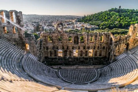 Athens and Acropolis Stock Photos