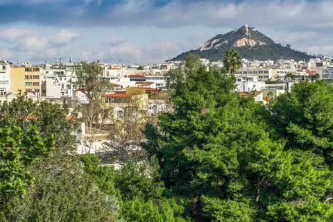 Athens and Acropolis Stock Photos