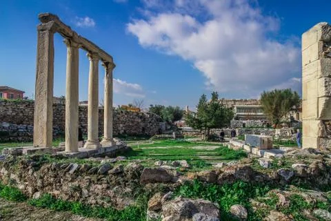 Athens and Acropolis Stock Photos