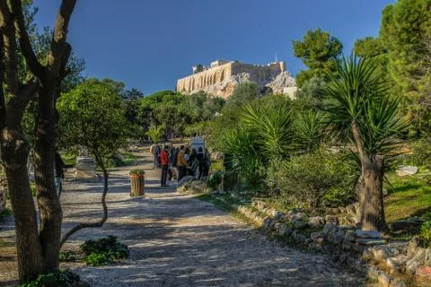 Athens and Acropolis Stock Photos