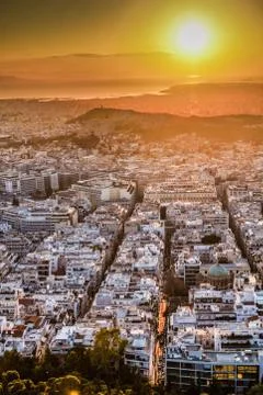 Athens and Acropolis Stock Photos