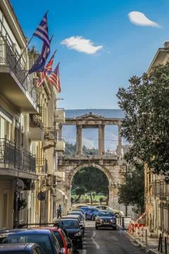 Athens and Acropolis Stock Photos