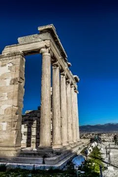 Athens and Acropolis Stock Photos