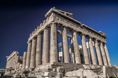 Athens and Acropolis Stock Photos