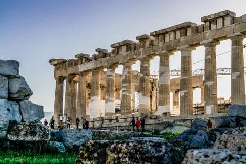 Athens and Acropolis Stock Photos