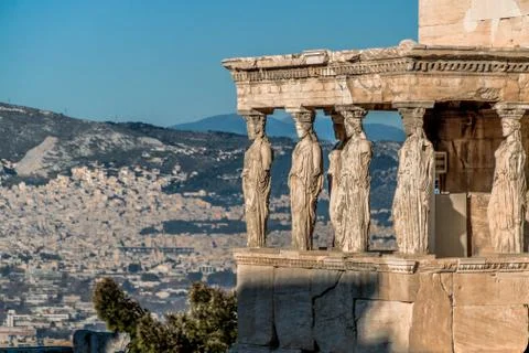 Athens and Acropolis Stock Photos