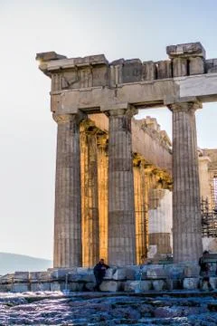 Athens and Acropolis Stock Photos