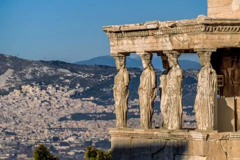 Athens and Acropolis Stock Photos
