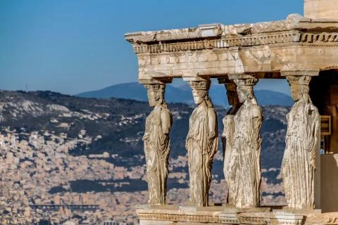Athens and Acropolis Stock Photos