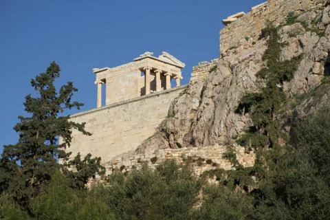 Athens and Acropolis Stock-Fotos