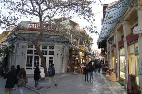 Athens and Acropolis Stock Photos