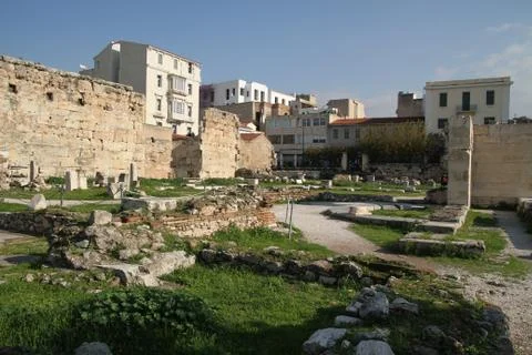 Athens and Acropolis Stock Photos