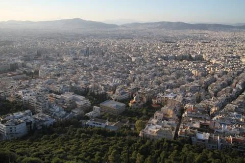 Athens and Acropolis Stock Photos