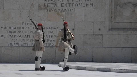 Athens Changing of the Guard Stock Footage 127167901