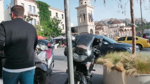 ATHENS CITY CENTRE Stock Footage 196072411