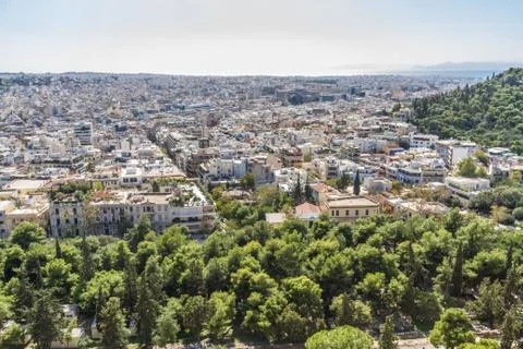 Athens cityscape Stock Photos