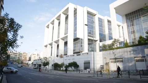 Athens Courthouse Stock Footage 87040237